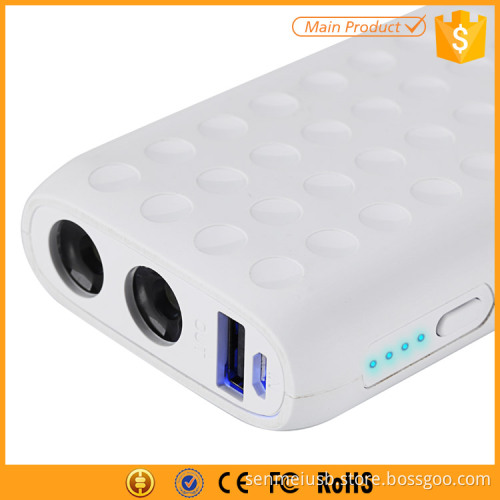 Fast Charging Power Bank QC2.0 Usb Power Bank Manufacture with Two Led flashlight